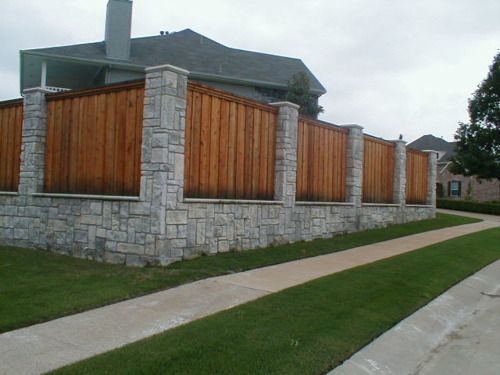Wood Slats and Stone Walls