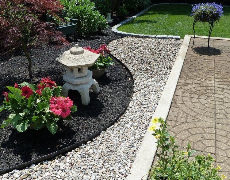 Garden Oasis with Rocks