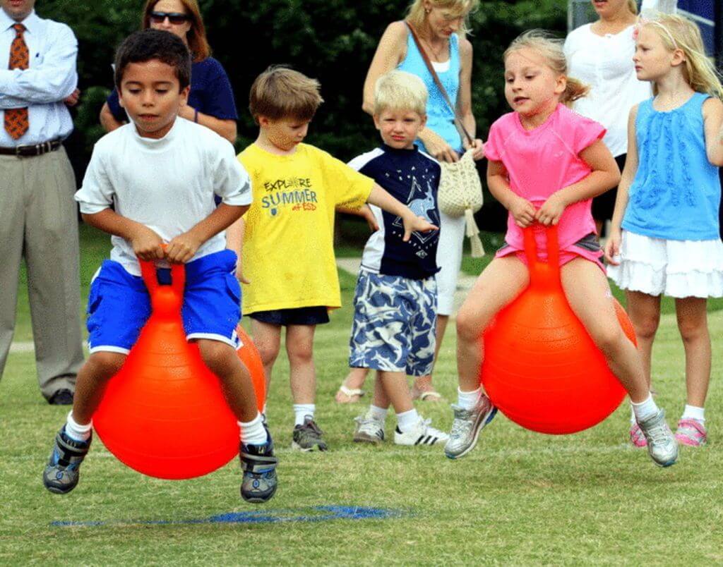 Hopper Ball Relay