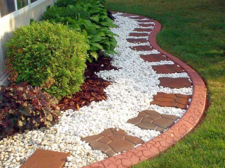 Rock Tiling Garden Designing