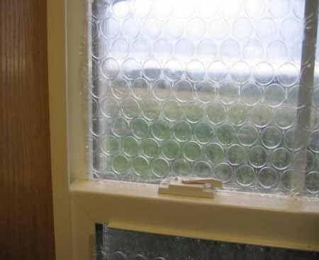 Bubble Wrap Window Insulation