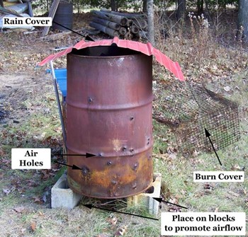 Take Care While Adding Extra Trash to The Burn Barrel