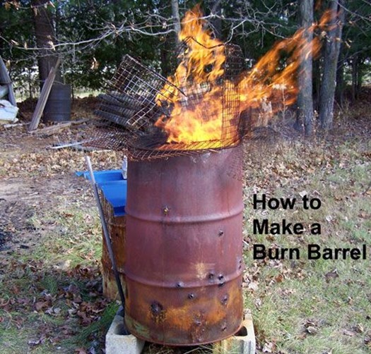 Your Hand Made Smokeless Burn Barrel