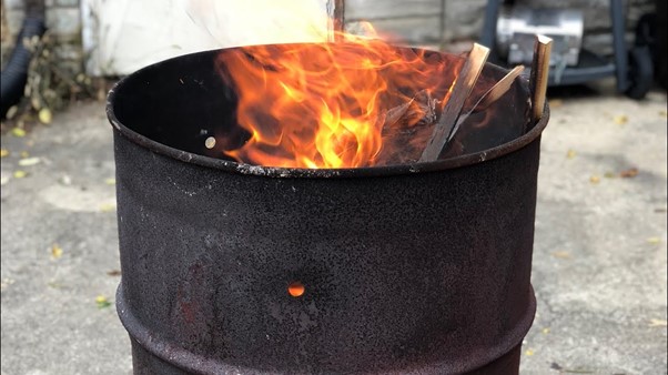 A Smokeless Burn Barrel 