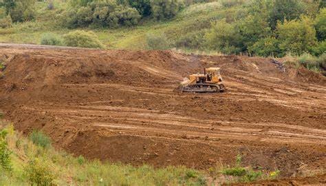 Clearing a huge area often needs big machines