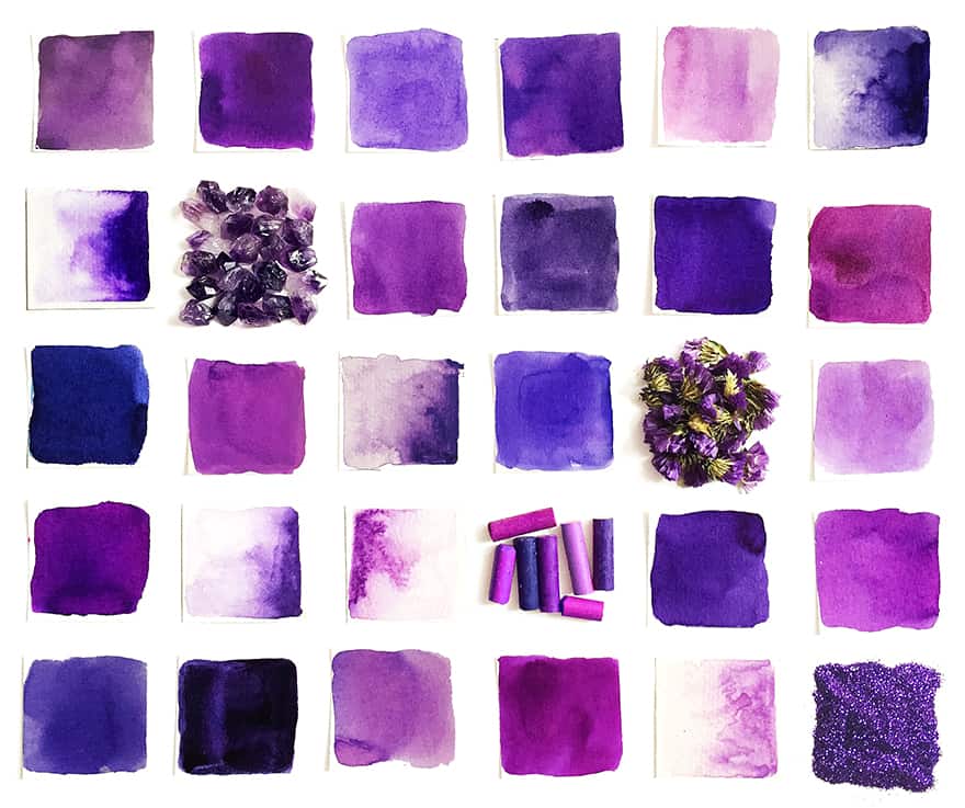 How to Mix Shades of Purple Color for Artist