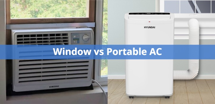 Portable Vs Window Air Conditioners Compared with Charts