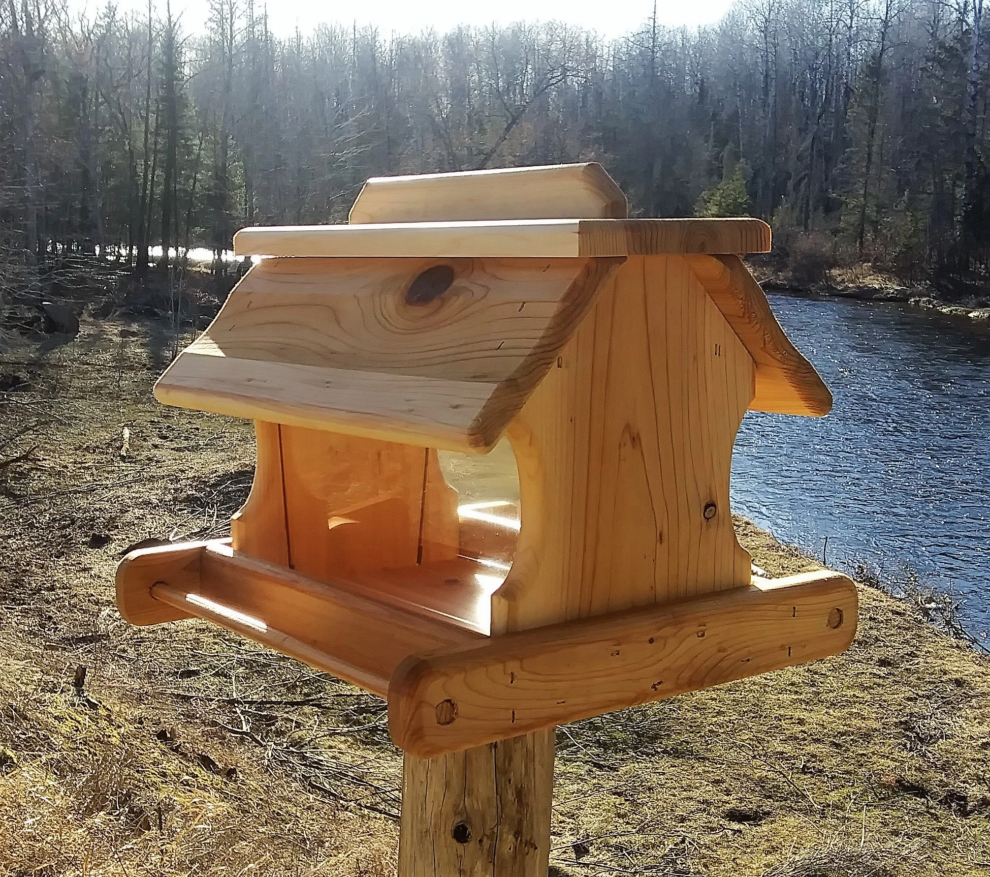 Post Mounted Bird House