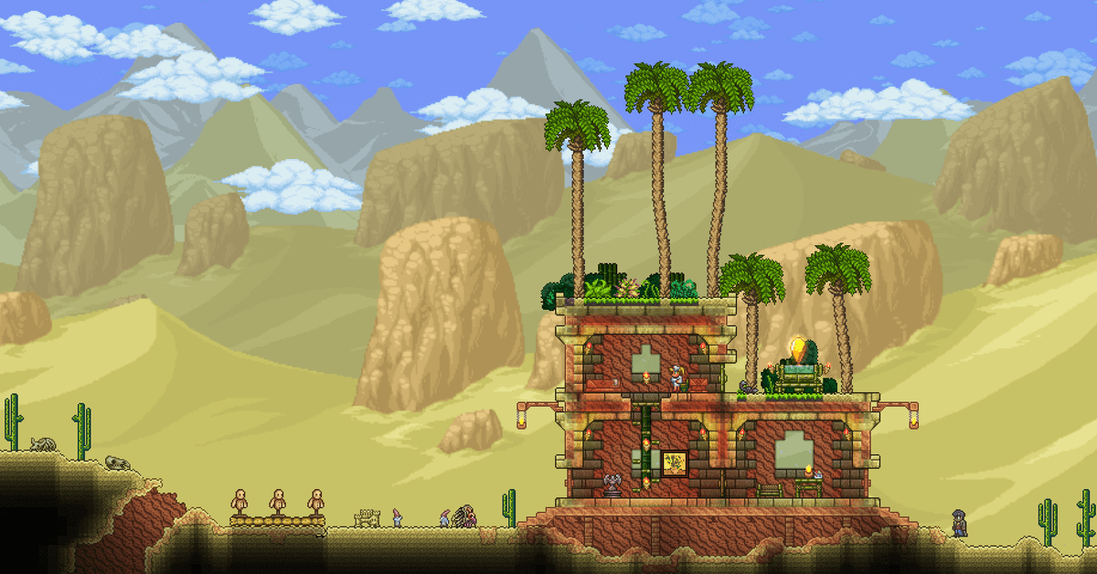 Sand Dunes Terraria House Designs