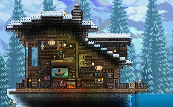 Cozy Snow Terraria Home Designs