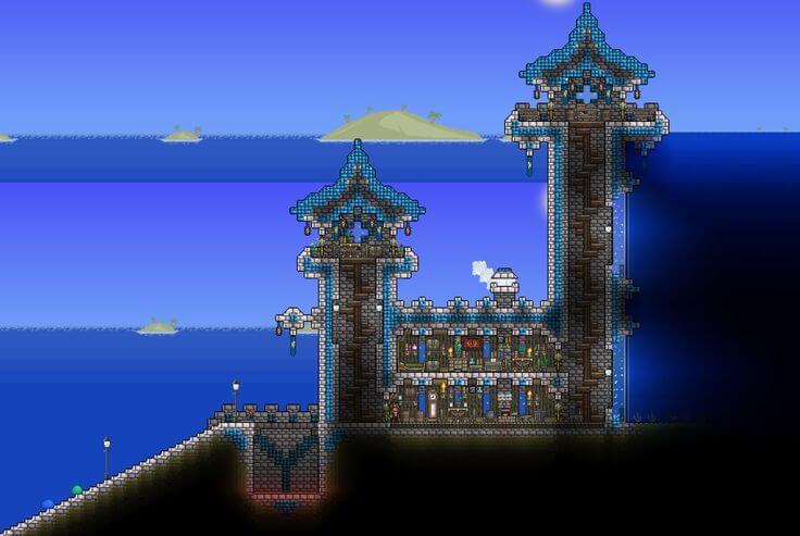 Underwater Terraria House Designs