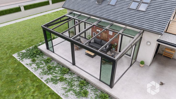 Roofs in Glass Patio Enclosure