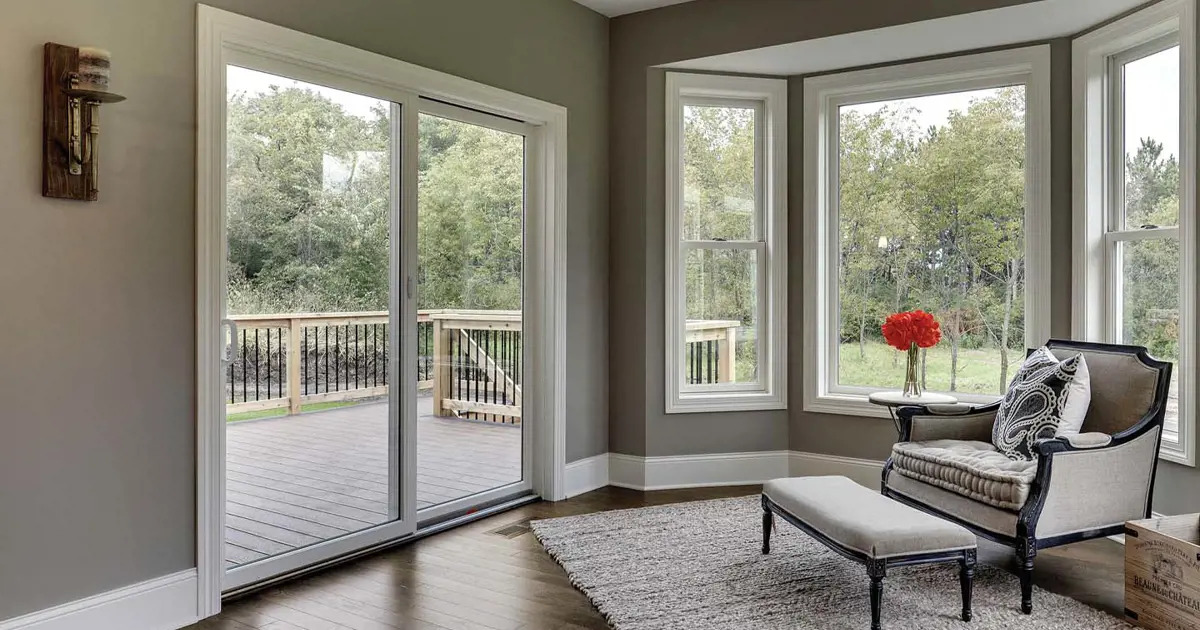 Windows and Doors in Glass Patio Enclosure