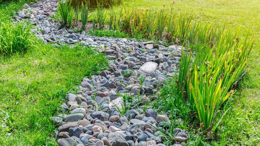 Dry River Garden Creek Bed Idea