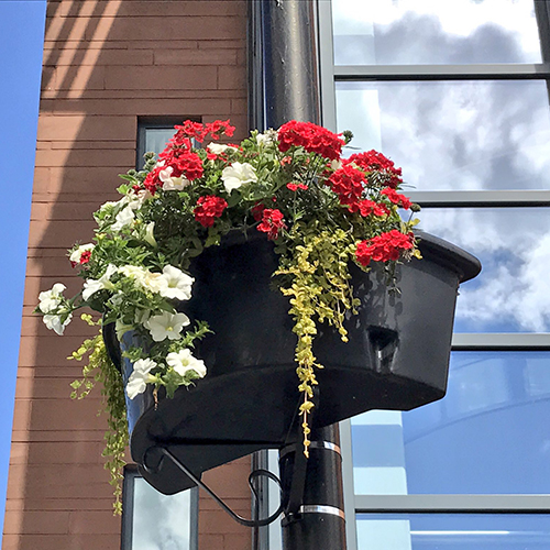 Lamp Post Planter