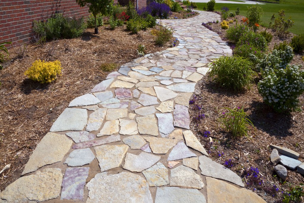 Walking Path with Stones