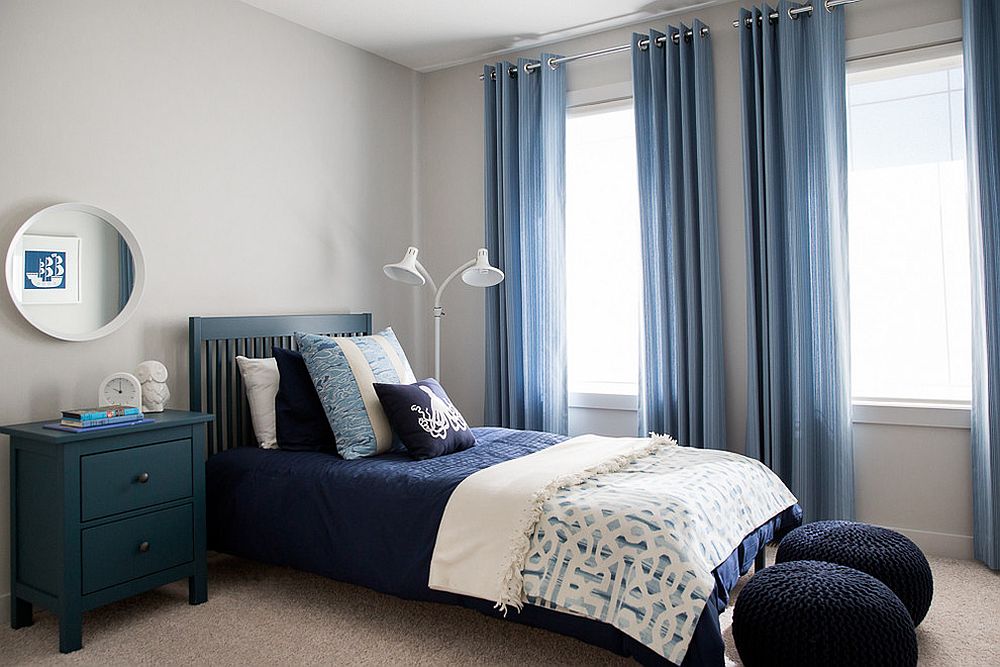 Navy Blue Curtains