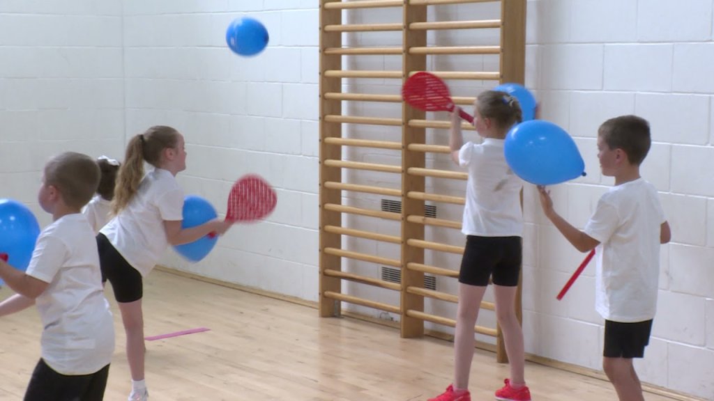 Take Part in Balloon Tennis