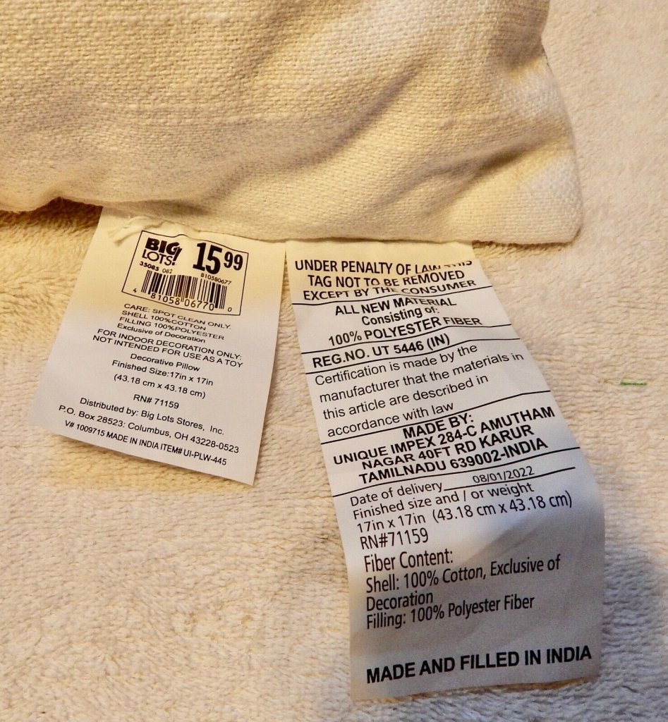 Understanding the Purpose of Pillow Tags
